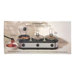 Chefman Stainless Steel Triple Slow Cooker & Buffet Server. Fixed Price $54.99.