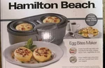 Hamilton Beach 25505 Teal Egg Bites Maker, Capacity New. Fixed Price $39.99.