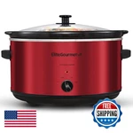 Elite Gourmet MST-900RXT Electric Ceramic Xl Jumbo Slow Cooker Adjustable Temp. Fixed Price $66.10.