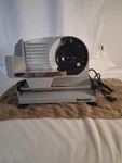 Borlebbi Electric Meat & Food Slicer, 200W Model SL-518M -no Blades *tested. Fixed Price $25.00.