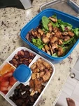 Freshmage Salad Lunch Container To Go, 52-OZ Bowls With 3 Compartments. Fixed Price $17.90.