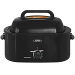 Electric Roaster Oven 24QT 28LB Turkey Stainless Steel Black Sunvivi Viewing. Fixed Price $154.99.