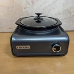 Crock Pot 2.5 -quart Slow Cooker SCCPMD2-CH Black Connectable Banquet. Fixed Price $63.99.