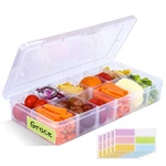 Xangnier Snack Box Container For Kids Lunch 12 Compartments, Pack. Fixed Price $15.44.