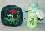 Kids Dinosaur Theme Bento Boxes Lunchbox Food Snack Container & Ss Bottle. Fixed Price $15.00.