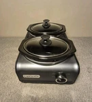 Crock-pot SCCPMD1-CH Hook Up Double Oval Connectable 2 1-QUART Slow Cookers. Fixed Price $34.25.