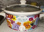 6 Quart The Pioneer Woman Portable Slow Cooker Melody Breezy Blossom Crock Pot. Fixed Price $64.99.