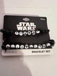 Disney Star Wars Bioworld Bracelet Set Love You/ Know. Fixed Price $9.99.