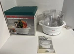 Rival Automatic Steamer Rice Cooker White Model 4460 Euc. Fixed Price $44.99.