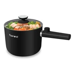 Topwit Hot Pot Electric, 1.5L Ramen Cooker, Portable 1.6 Quarts, Black. Fixed Price $40.17.