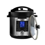 Megachef 6 Quart Stainless Steel Electric Digital Pressure Cooker With Lid. Fixed Price $114.44.