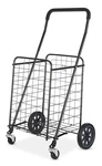 Rolling Laundry Basket Shopping Cart Folding Adjustable Steel Clothe Wire Black. Fixed Price $51.40.