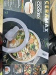 Ceramax Electric Hot Pot 1.6QT Nonstick Ceramic Skillet Pan Mini Cooker With Lid. Fixed Price $39.99.