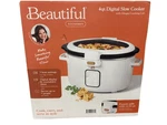 Beautiful 4 Qt Digital Slow Cooker With Hinged Locking Lid. Fixed Price $52.99.