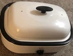 Rival Quart Roaster Oven CKRVRS14-WHD Slow Cooker Crockpot Turkey. Fixed Price $30.00.