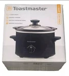 Toastmaster 1.5 Quart Black Slow Cooker Adjustable Temp Removable Stoneware. Fixed Price $21.49.