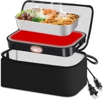 Tuhood Portable OVEN,4 IN1 Food WARMER,12/24/110/220V Heated Black. Fixed Price $33.11.