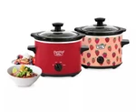So Yummy By Bella 2.0 Qt Twin Set Pack Slow Cooker Removable Ceramic Pot New. Fixed Price $30.70.