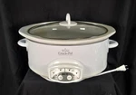 Rival Crock Pot Smart Stoneware Slow Cooker Oval 6QT SCVP609 Tested Clean. Fixed Price $38.88.