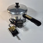 Vintage West Bend Qt. Electric Saucepan Cooker No. 3583E Tested Working. Fixed Price $24.34.