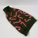 Bella Bean Candy Cane Dreams Dog Sweater Sleeveless Small Winter Warm Soft. Fixed Price $19.88.