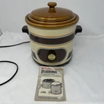 Rival Crock-pot 3100/2 Slow Cooker 3.5QT Rare Brown Ceramic Lid (working) 70. Fixed Price $49.95.