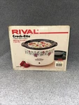 Rival Crock-ette 1-QUART Slow Cooker Instruction Booklet New Sealed Box Rare. Fixed Price $49.99.