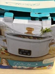 The Pioneer Woman 6 Qt Digital Slow Cooker With Locking Lid Linen Speckle. Fixed Price $35.00.