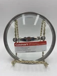 *new Cuisinart Stainless Glass Lid Pot Pan Replacement 7 3/4 Od. Fixed Price $13.99.