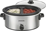 Double Slow Cooker - 6QT & Dual 2.5QT Inserts, Nonstick Dishwasher Safe. Fixed Price $136.99.