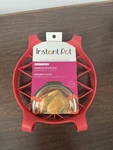 Instant Pot Silicone Bakeware Sling, Compatible With 6-QUART And 8-QUART Red. Fixed Price $13.00.