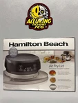 Hamilton Beach Air Fryer Lid, Fits 6 Quart Oval Slow Cooker Crock, W/ Basket. Fixed Price $49.99.