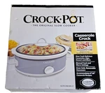 Crock-pot 2.5 Qt Oval Stoneware Casserole Slow Cooker Sealed. Fixed Price $27.30.