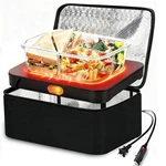 Dosevita Portable Oven Electric Lunch Box Food Heater Large, Black. Fixed Price $37.31.