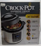 Crock Pot Express Multi-cooker Qt Sunbeam SCCPPC600-V1 New. Fixed Price $138.95.