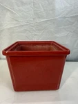 Get Enterprises ML-149-RSP Red Sensation Square Melamine Salad Crock 4X5. Fixed Price $10.56.
