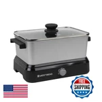 West Bend Versatility Slow Cooker Large Capacity Non-stick Cooking Vessel. Fixed Price $93.11.