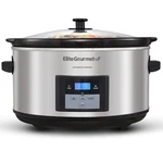 Elite Gourmet 8.5 Qt Programmable Stainless Steel Slow Cooker For Large Meals. Fixed Price $78.19.