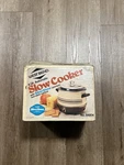 West Bend Slow Cooker Model 84104 Usa Made 4QT Approx 1981 Vintage Box Works. Fixed Price $70.00.