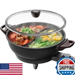 Senschef Twin Electric Hot Pot Divider Pfas-free Ceramic Nonstick Evenheat. Fixed Price $84.36.