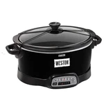 Weston Programmable Slow Cooker 7 Quart With Lid Latch 03-2300-W. Fixed Price $35.00.