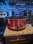 Hamilton Beach SC10 Crock Pot Slow Cooker Stoneware 10QT Red. Fixed Price $18.55.