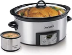 Crock-pot 6-QUART Oval Slow Cooker Stainless Steel, SCCPVC605-S. Fixed Price $83.70.