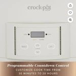 Crock Pot Design Series 7 Quart Carry Slow Cooker Digital Locking Lid. Fixed Price $69.99.