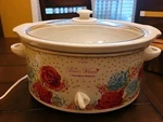 Hamilton Beach The Pioneer Woman Floral Crock Pot 33056 Vgc. Fixed Price $45.00.
