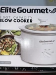 Elite Gourmet MST-250XW# Slow COOKER1.5 Quart Removable Ceramic Pot Temps 753. Fixed Price $19.99.