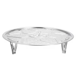 Uxcell Stainless Steel Steamer Rack With Stand, Inches Pot 9.5", Silver. Fixed Price $16.41.