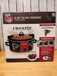 New In Box Crock-pot Atlanta Falcons Nfl Slow Cooker 6 Quart Tailgate Party. Fixed Price $99.00.