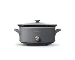 Crock-pot 7 Qt Manual Slow Cooker Large Capacity 6.6 Liter Mussel Grey. Fixed Price $75.64.