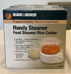 Vtg Black & Decker HS80 Handy Steamer Vegetable Food Brand New Sealed. Fixed Price $89.99.